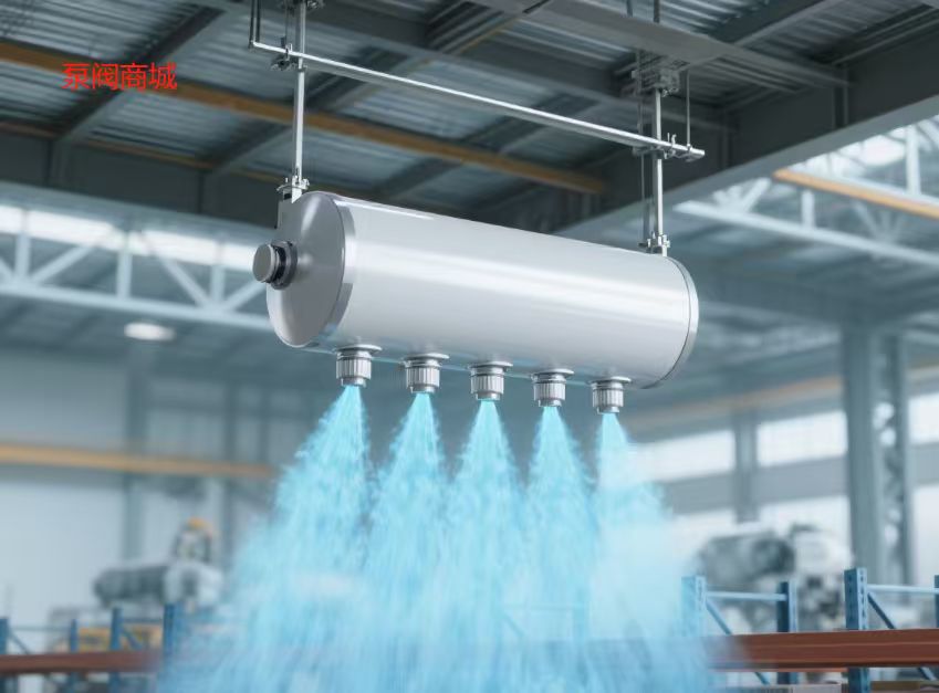 上海工开阀门 × 泵阀商城:大空间智能灭火装置的五大核心特点,守护消防安全
